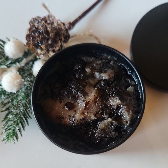 Cafe' Noir Coffee & Tallow Creme'  Exfoliator  4 0z - Picture 4 of 7